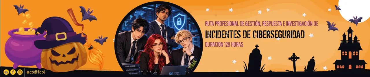 Codit - Ruta Profesional de Gestión, Respuesta e Investigación de Incidentes de Ciberseguridad