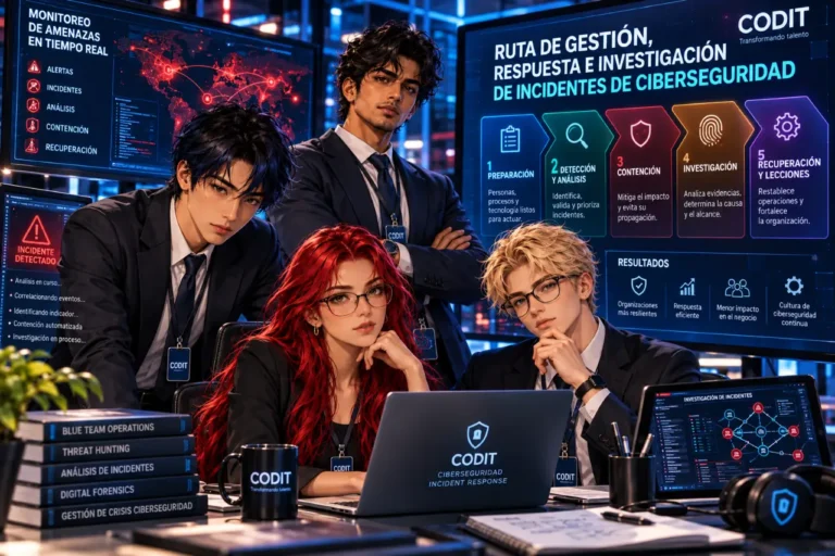 Codit - Ruta Profesional de Gestión, Respuesta e Investigación de Incidentes de Ciberseguridad